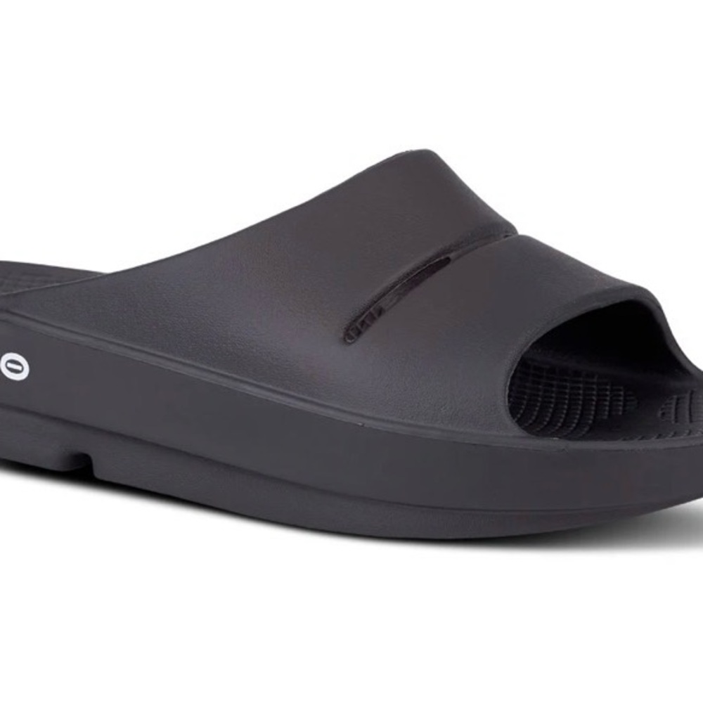 OOFOS Black Slide Sandals -OOahh Men’s Slides